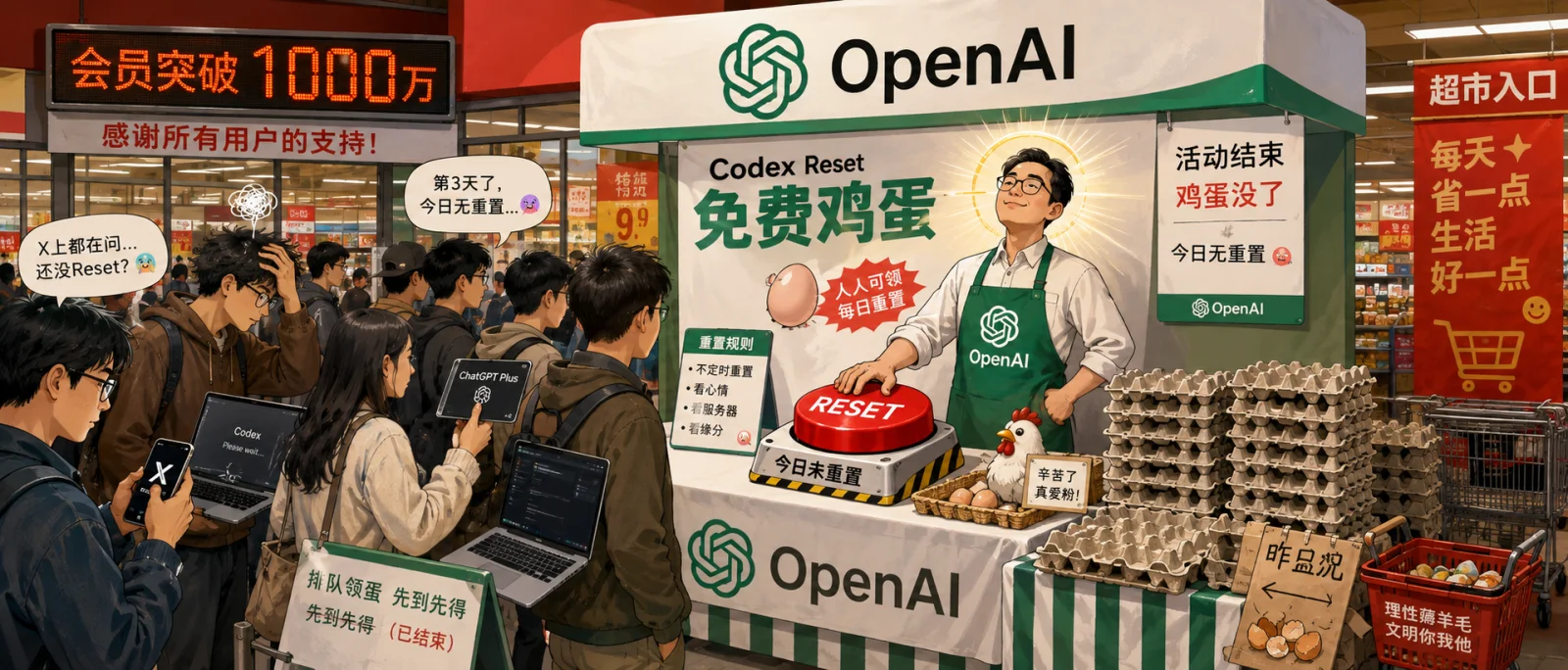 Codex Reset 狂欢结束,免费的鸡蛋没了
